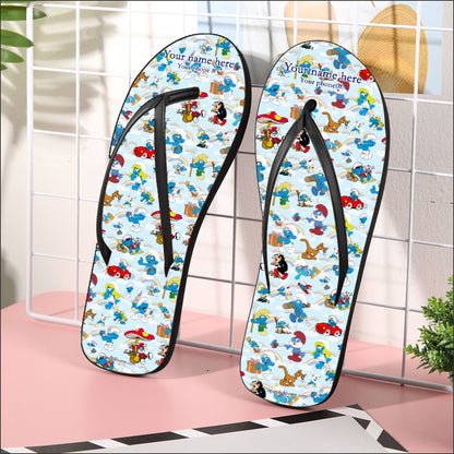 16 Misc Designs, Women’s Flip Flops – Personalize with Your Name