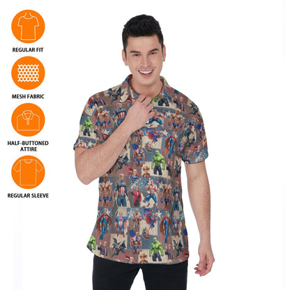 10 Donald Trump Designs, Men's Polo Shirts