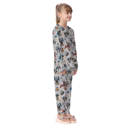 20 Misc Designs Kid's Long Pajamas Set