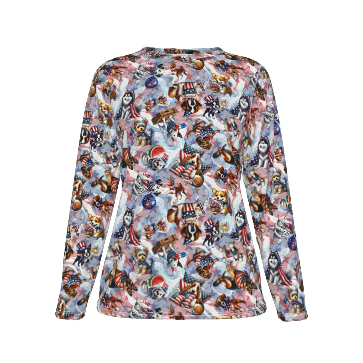 8 Patriot Designs, Women’s Oversized Cotton Tee Shirt