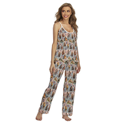10 Bigfoot, Sasquatch, Designs, Women's Cami Pajamas Set