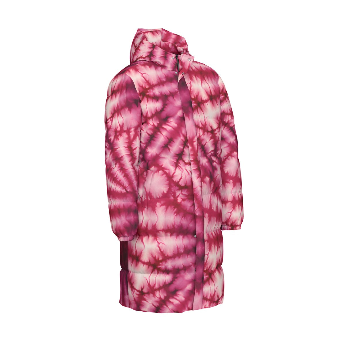 10 Tie Dye Designs, Long Down Jacket / Coat