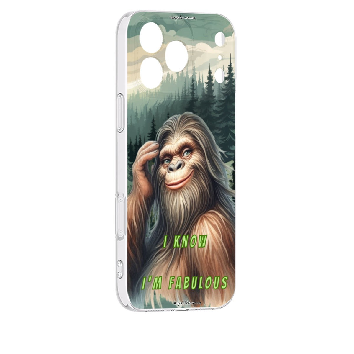 Female Bigfoot "I know I'm fabulous", IPhone 17 Series (4 models) TP Cell Mobile Phone Case