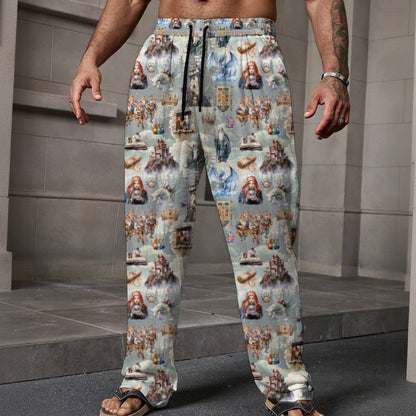 10 Misc Designs, Men’s Loose Casual Pants W/ Pocket