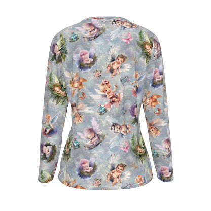 5 Fairy Designs, Women’s Oversized Cotton Tee Shirt