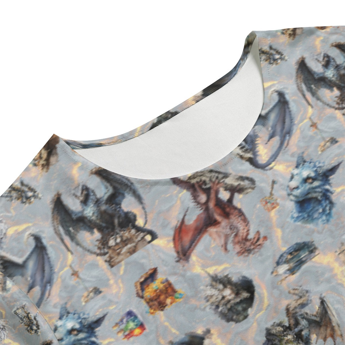 Dragon Design, Women’s 2 Piece T Shirt Set With Short Sleeve