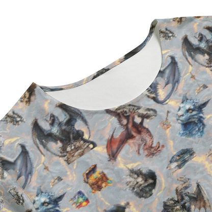 Dragon Design, Women’s 2 Piece T Shirt Set With Short Sleeve