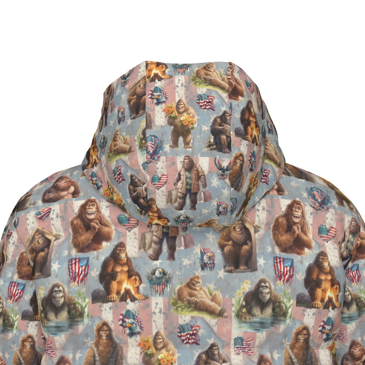 10 Bigfoot / Sasquatch Designs, Long Down Jacket / Coat