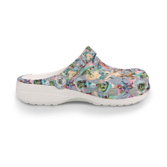 6 Alien Designs, Women's Classic Clogs