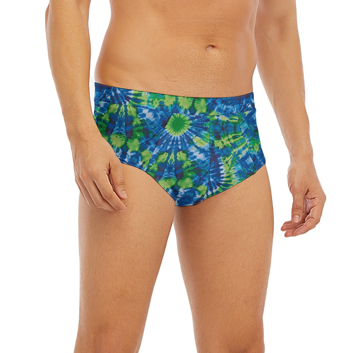 9 Tie Dye Designs Men’s Polyester Triangle, Low Rise Underwear