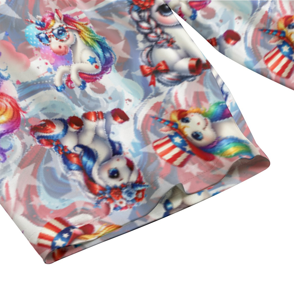 8 Patriotic Designs, Women’s 2 Piece T Shirt Set With Short Sleeve, unicorns, cats, dogs, eagles