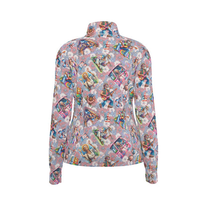 8 Patriotic Designs, Women’s Long Sleeve Thumbhole Jacket