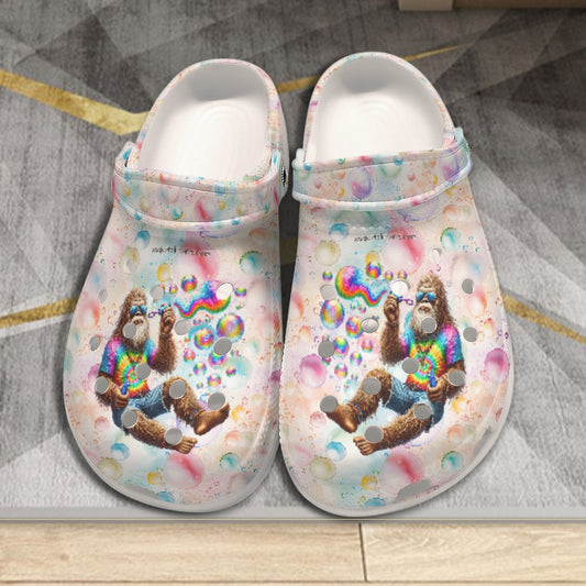 Hippie Bigfoot / Sasquatch, Women's Classic Clogs