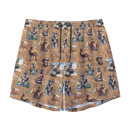 10 Bigfoot / Sasquatch Designs, Men’s Sports, Pocketed Shorts