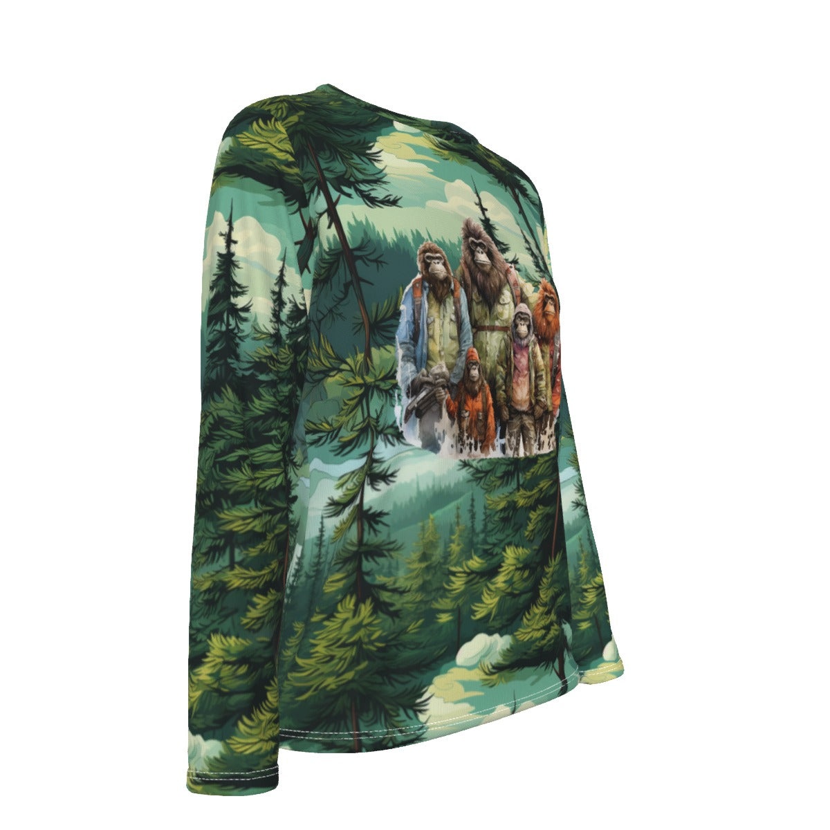 Bigfoot Family, Women’s Cotton Oversized Tee Shirt