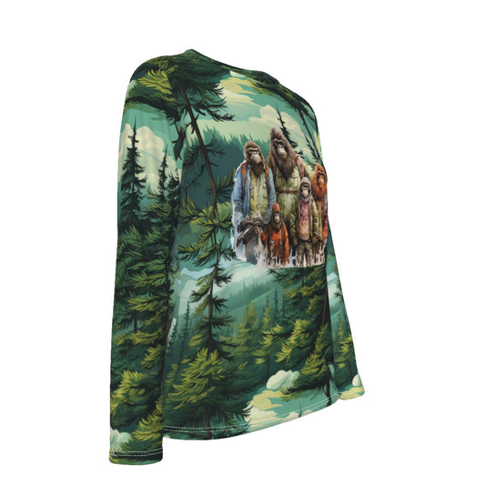 Bigfoot Family, Women’s Cotton Oversized Tee Shirt