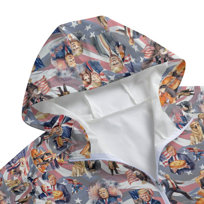10 Donald Trump Designs, Adult Windbreaker Long Jacket