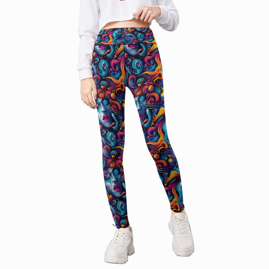 12 Galaxy / Outer Space Designs, Kid’s Leggings