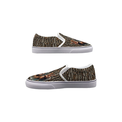 Bigfoot, Sasquatch Kids Slip On Canvas Sneakers, Slip On Shoes, No Touch Shoes