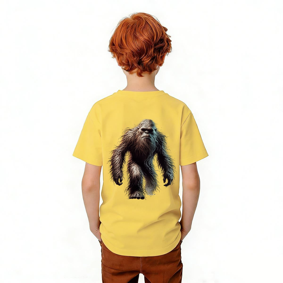 Bigfoot Sasquatch Designs, Kid’s Double Sided Gildan 5000B T Shirt