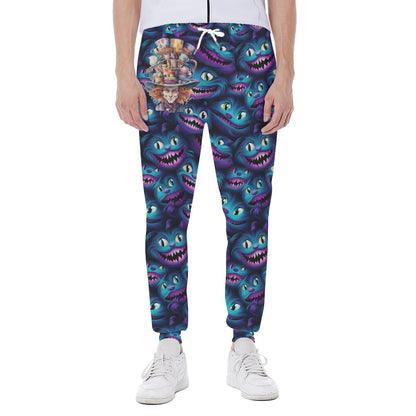 Cheshire Cat Design, Men’s Sweatpants w/ Back Pocket