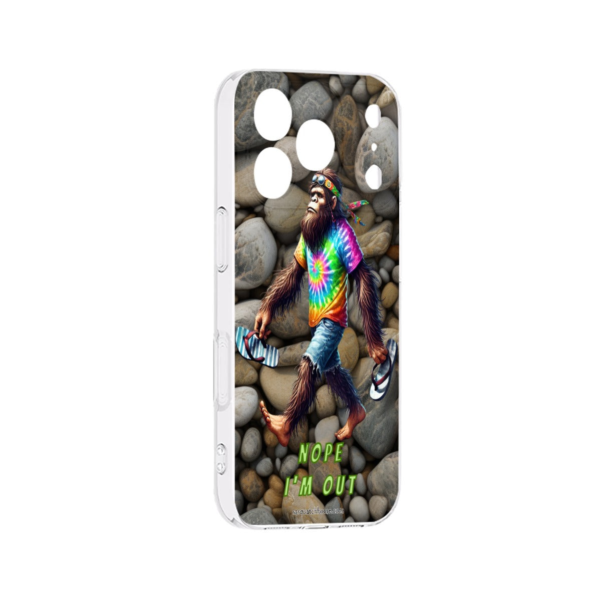 Hippie Bigfoot Sasquatch "Nope, I'm Out", IPhone 17 Series (4 models) TP Cell Mobile Phone Case