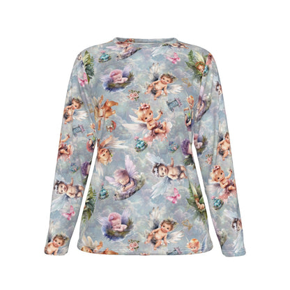 5 Fairy Designs, Women’s Oversized Cotton Tee Shirt