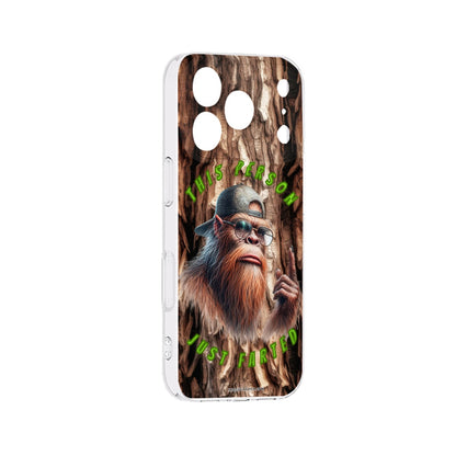 Bigfoot Sasquatch "This person just farted", IPhone 17 Series (4 models) TP Cell Mobile Phone Case