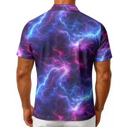 12 Galaxy / Outer Space Designs, Men's Button Up Hawaiian Shirt