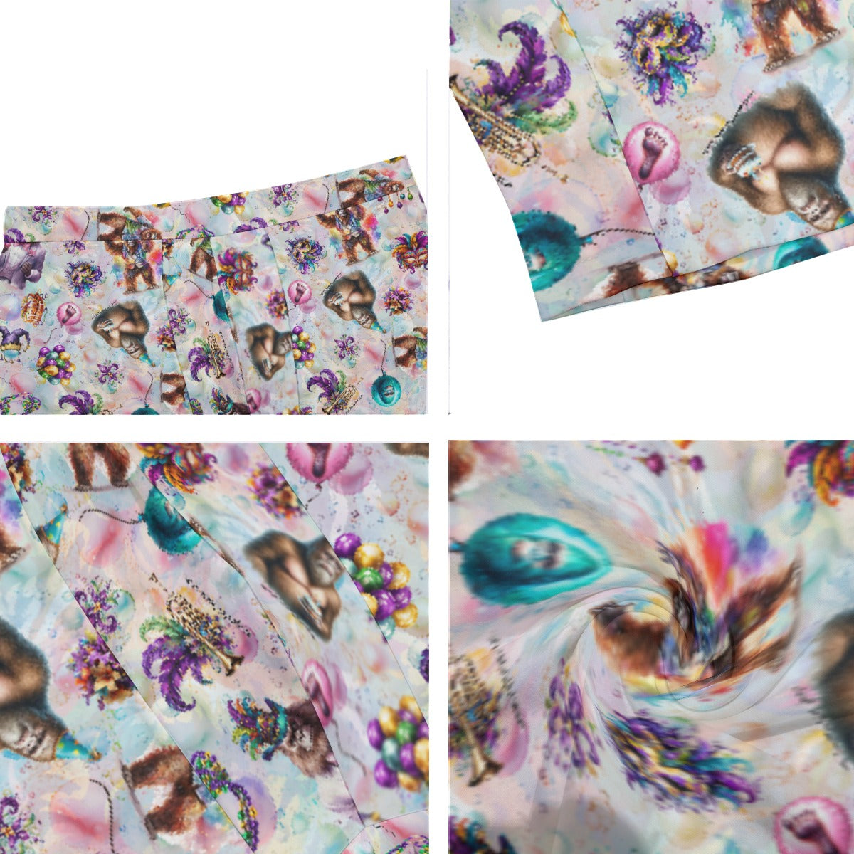 10 Bigfoot / Sasquatch, Men’s Long Boxer Briefs