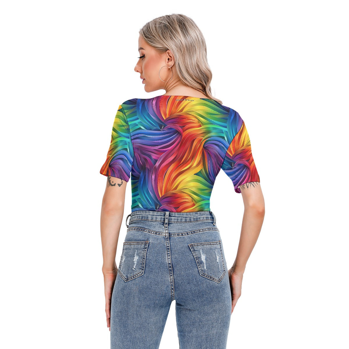 Hippie Bigfoot, Sasquatch, Women’s Short Sleeve Body Suits