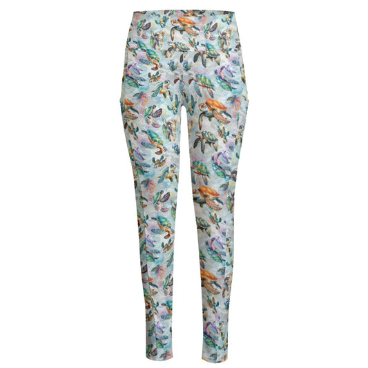 10 Animal Designs, Women’s High Waist Leggings w/ Pocket