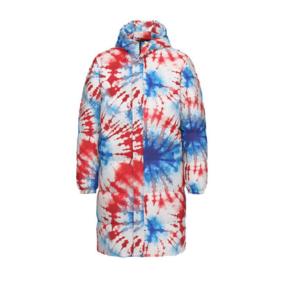 10 Tie Dye Designs, Long Down Jacket / Coat