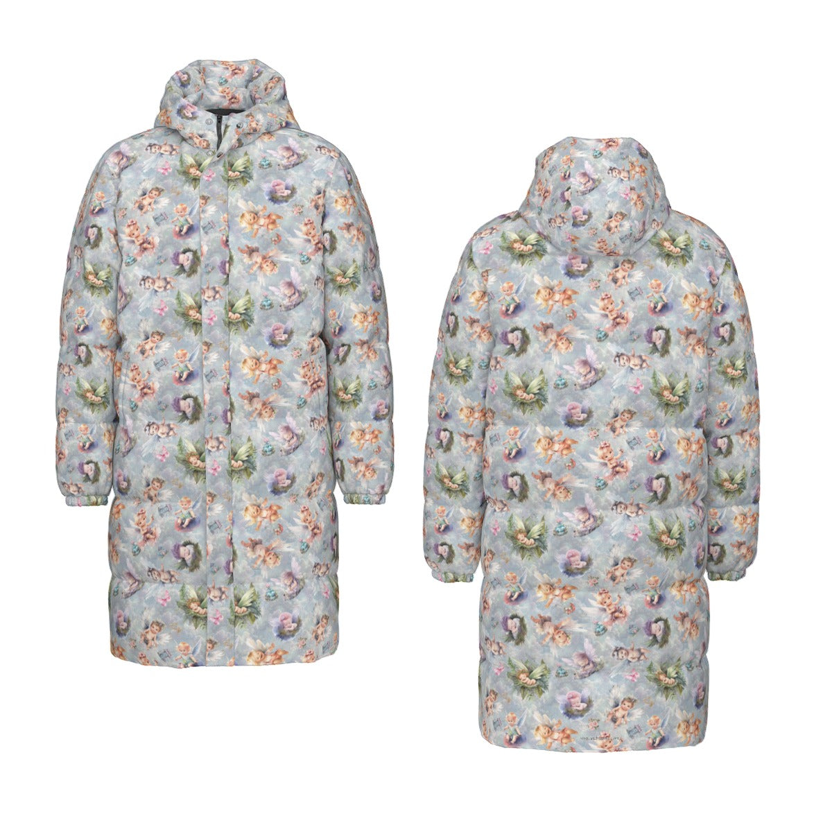 6 Fairy Designs, Long Down Jacket / Coat