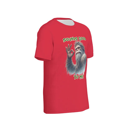 Bigfoot / Sasquatch "Sounds good...", Unisex Short Sleeve O-Neck Cotton T Shirt