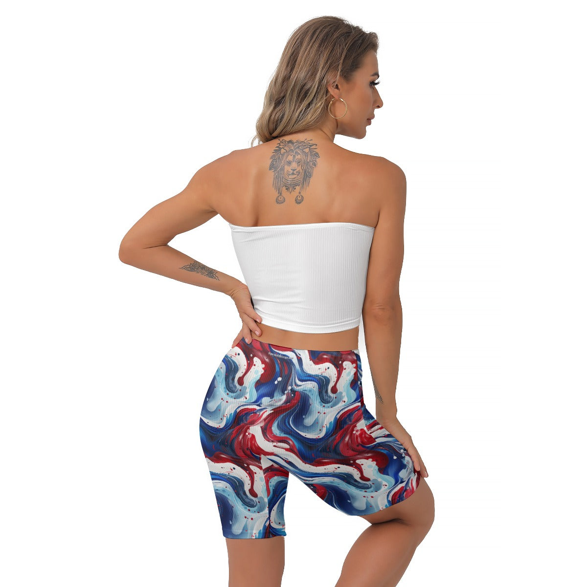 Donald Trump On Motorcycle, Women’s Thigh High Shorts