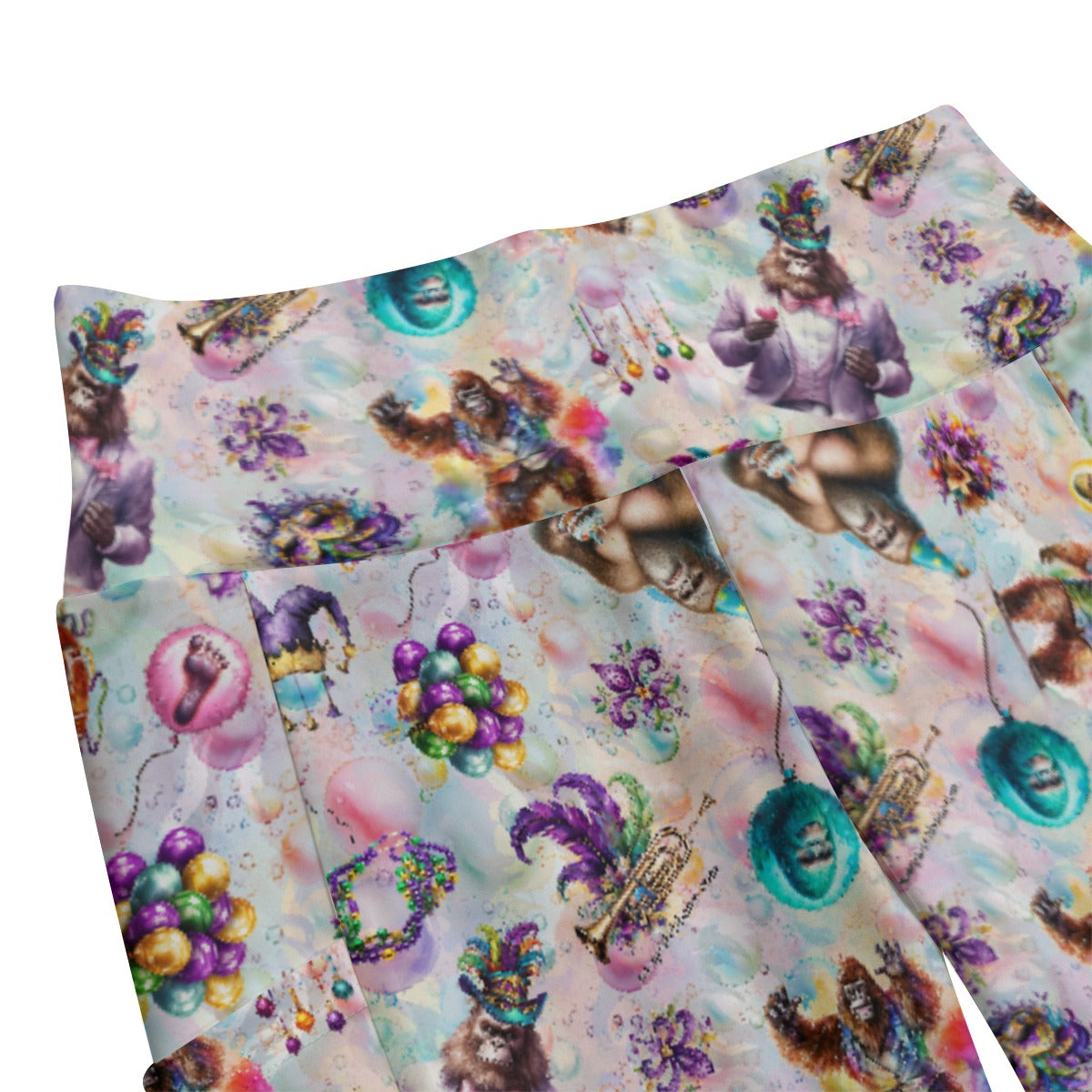 10 Bigfoot / Sasquatch Designs, Women’s High Waist Leggings w/ Pocket