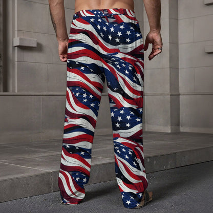 Donald Trump Pointing, Men’s Loose Casual Pants W/ Pocket