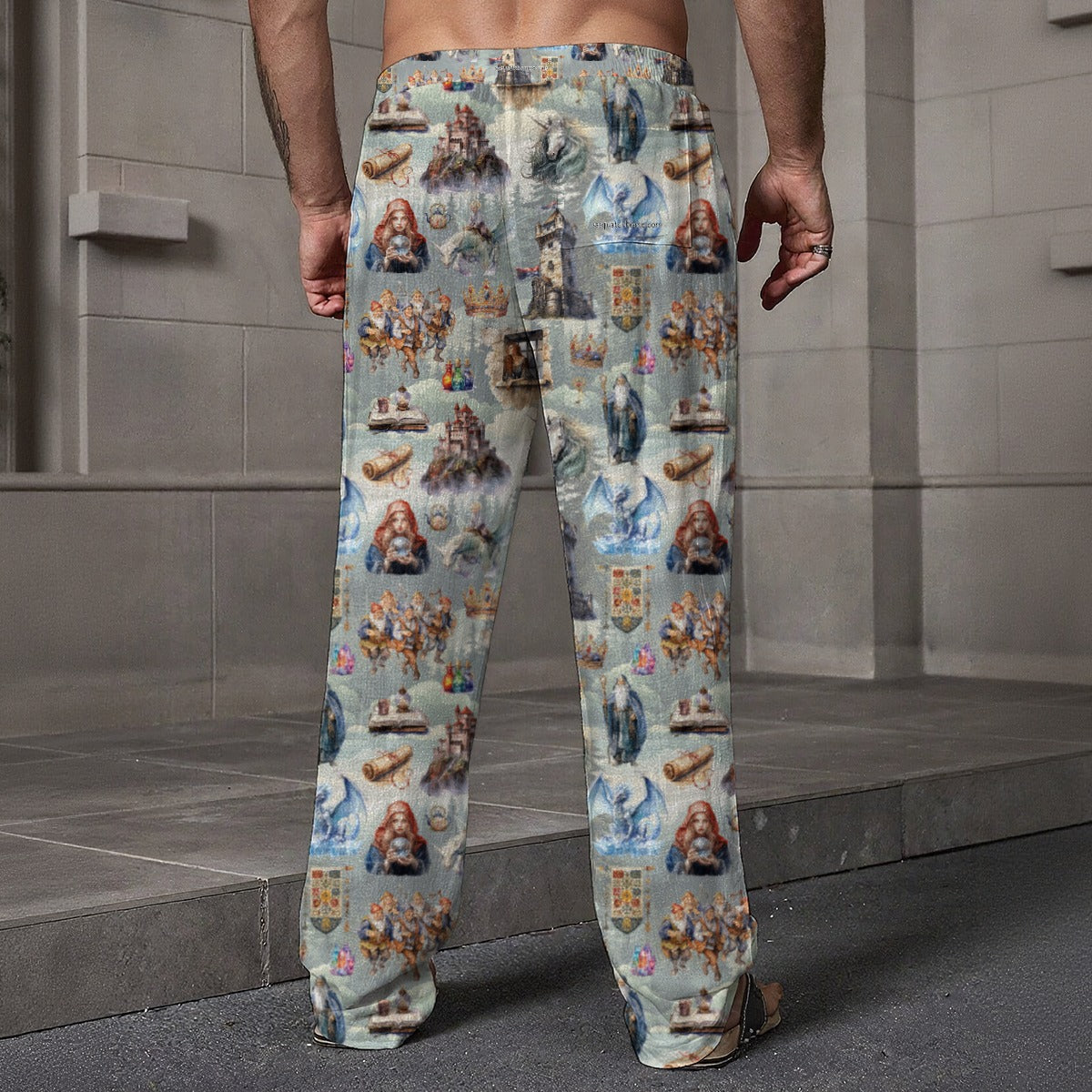 10 Misc Designs, Men’s Loose Casual Pants W/ Pocket