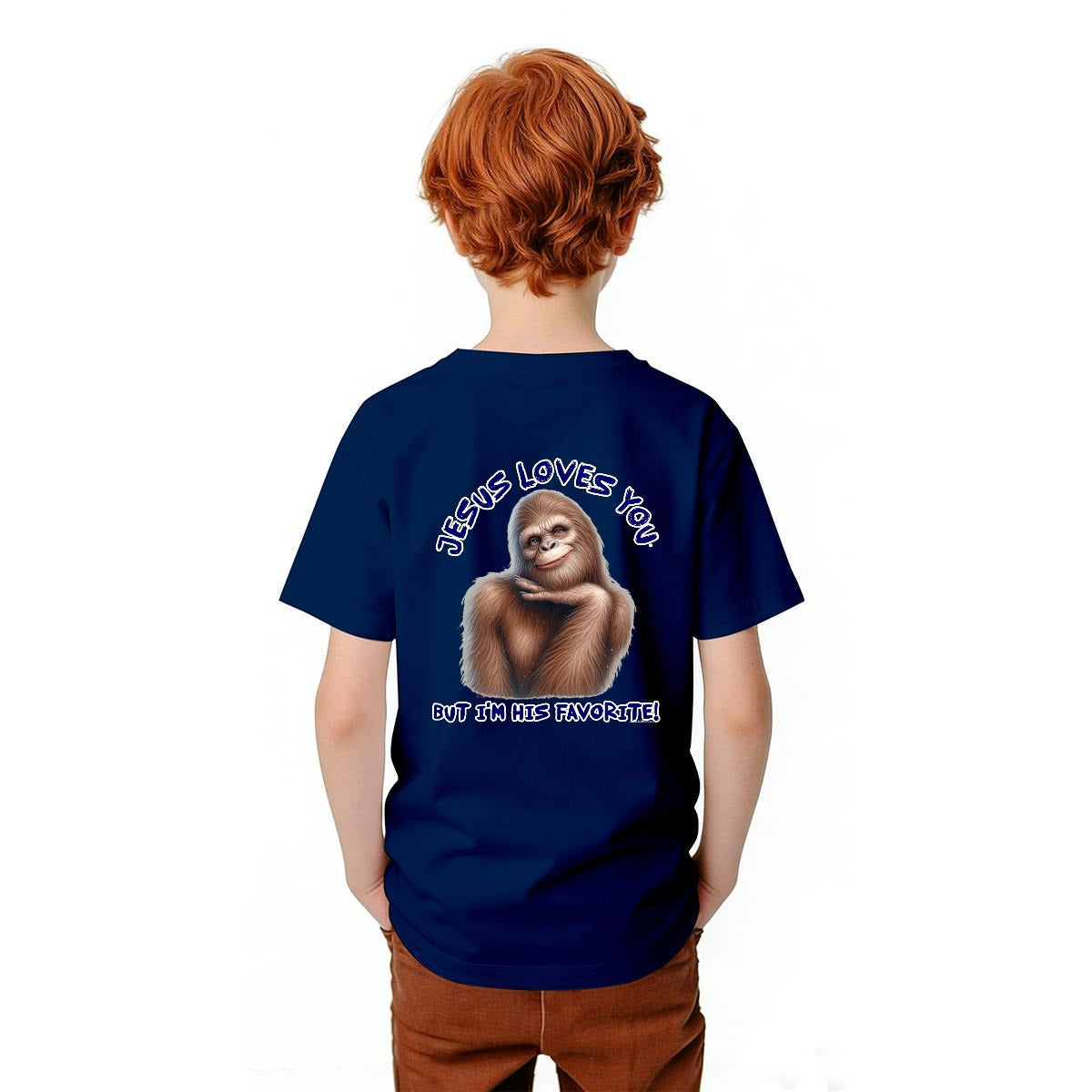 Bigfoot Sasquatch Designs, Kid’s Double Sided Gildan 5000B T Shirt