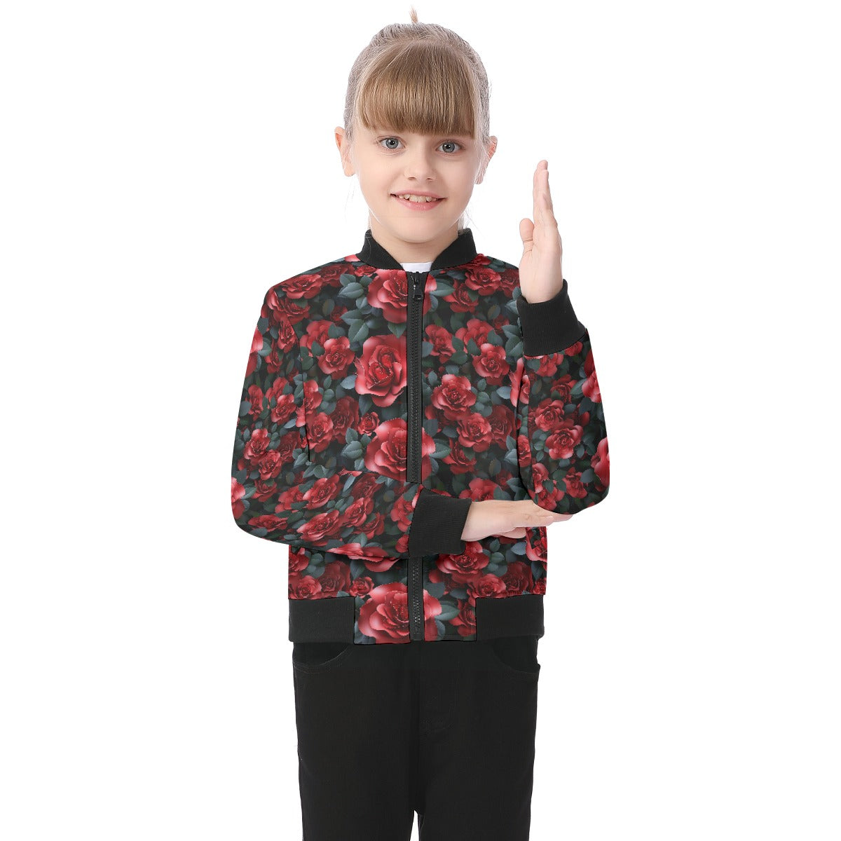 10 Beautiful Flower Designs, Kid’s Bomber Jacket