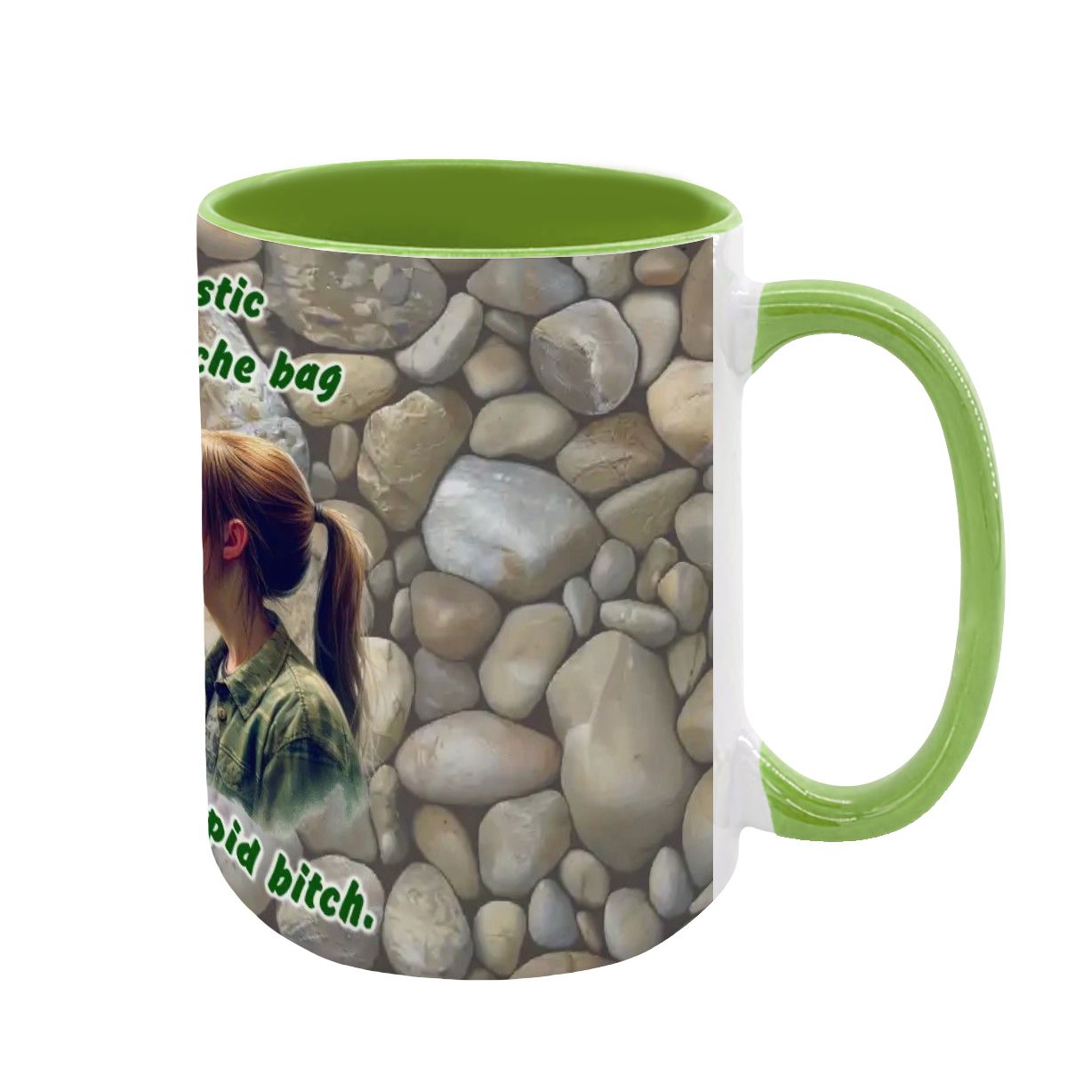 Sarcastic Sasquatch "I'll stop being..", Large 15 Ounce Colorful Mugs – Made In USA