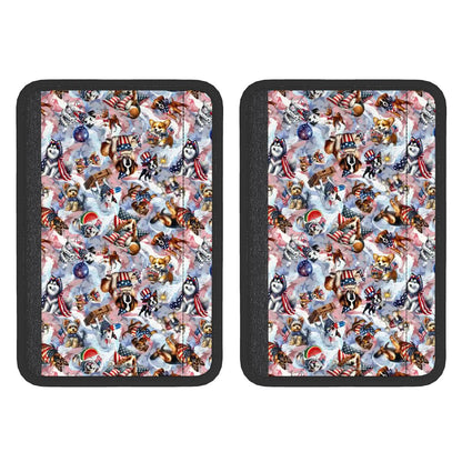8 Patriot Designs, Seat Belt Cover Pad For Adults 2 Pcs