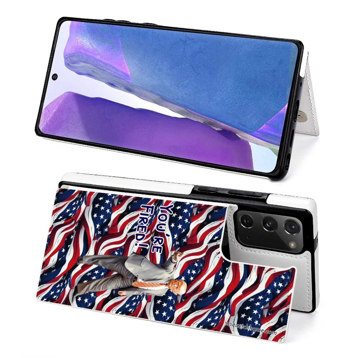 Samsung Note 20 Flip Phone Cases / wallet - Donald Trump "You're Fired"