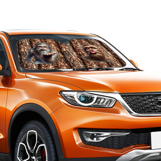 Bigfoot / Sasquatch Kisses, Auto Car Windshield Sun Shades