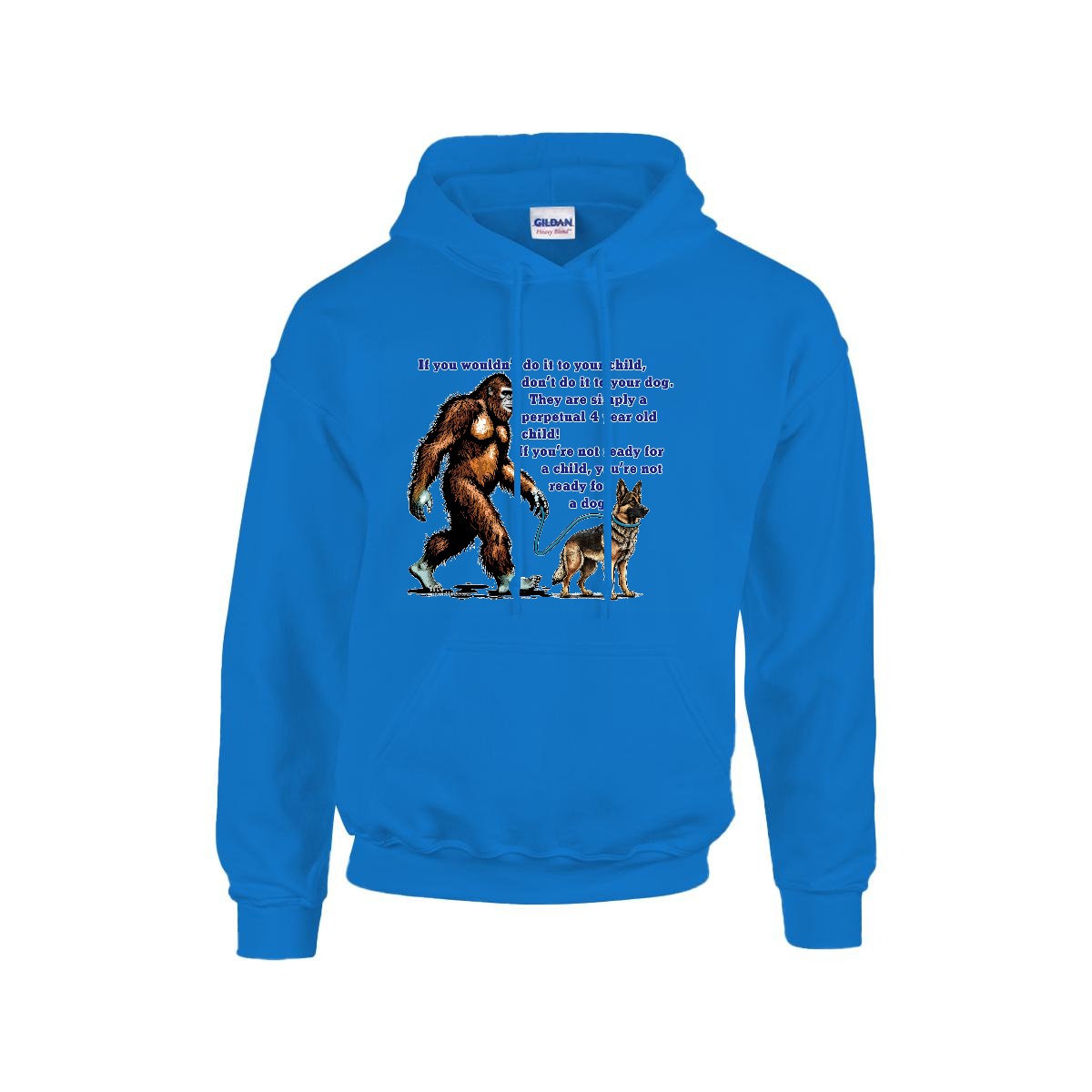 Sasquatch, Bigfoot Design, Gildan 18500 Poly-Cotton Hoodie