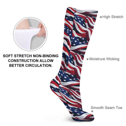 Donald Trump Dancing, 15.5 Inch Tube Socks