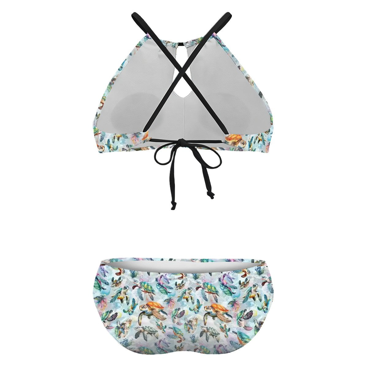 10 Animal Designs, Plus Size High-Waisted Bikini Customized Services