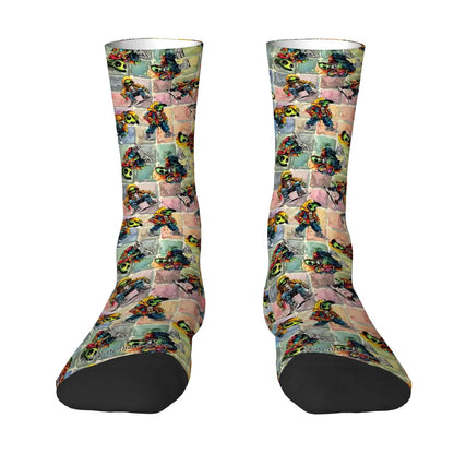 20 Bigfoot / Sasquatch Designs, Polyester Crew Socks