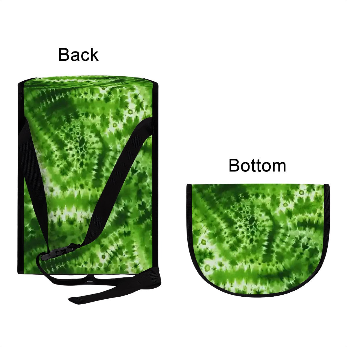 19 Tie Dye Designs, Bucket-Shaped Car Trash Bag